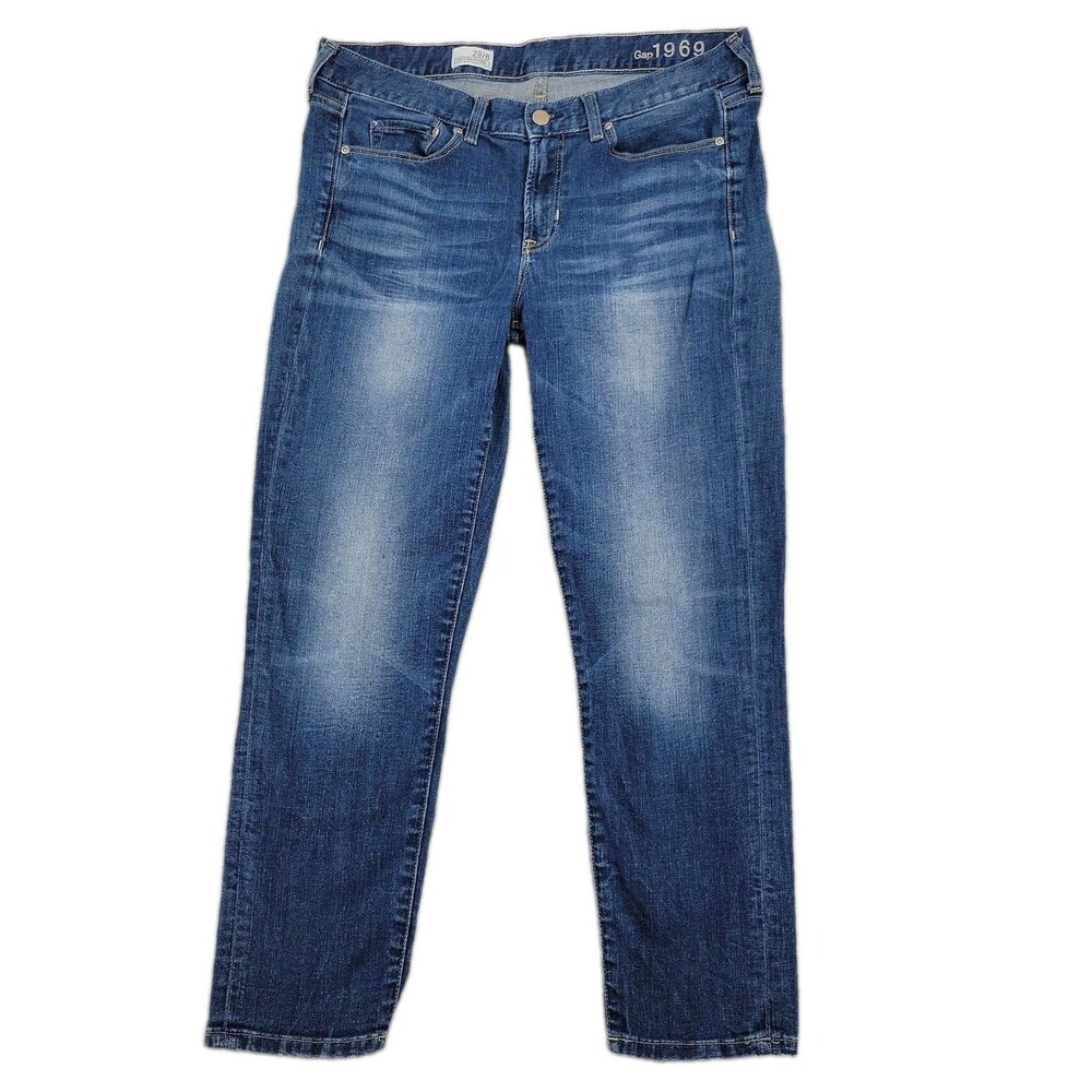 Gap Womens Jeans Size 29/8 Measures 34x27 Sexy Boyfriend Broken In